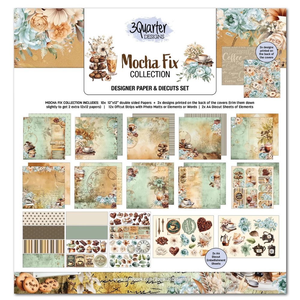 Mocha Fix 12x12 Collection Pack w/ Die Cuts