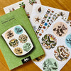 Natural History Label Sticker & Tape Book