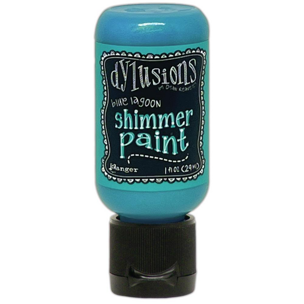 Blue Lagoon Shimmer Paint | Dylusions