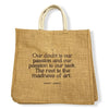 Madness of Art Jute Tote Bag