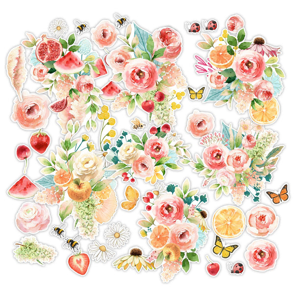 Apple Blossom Florals Die-Cut Ephemera {coming soon!}