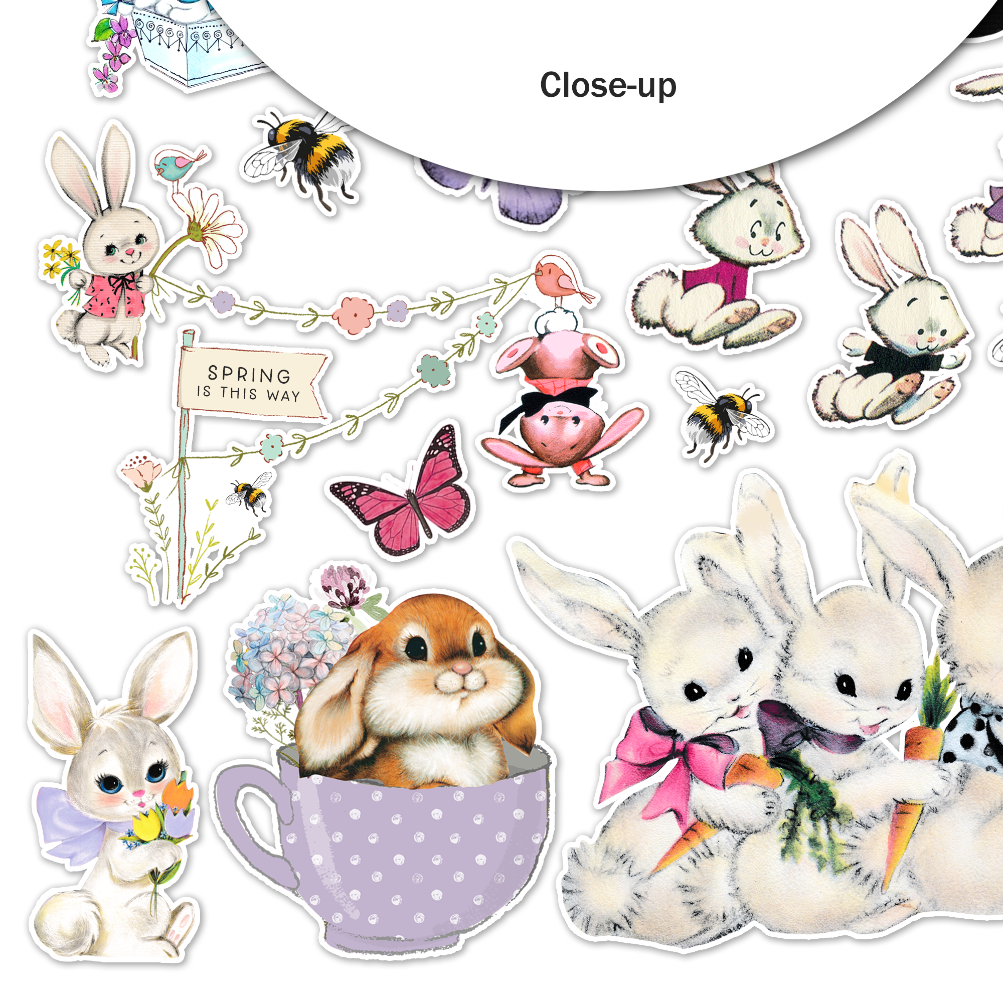 Bunny Hop Vintage Style Ephemera {coming soon!}