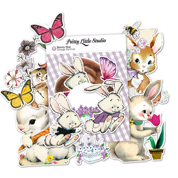 Bunny Hop {Mini} Vintage Style Ephemera {coming soon!}