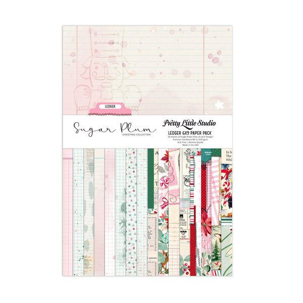 Sugar Plum 6x9 Single-Sided Ledger Paper Pack