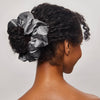 Charcoal + Gold Satin Sleep Pillow Scrunchies