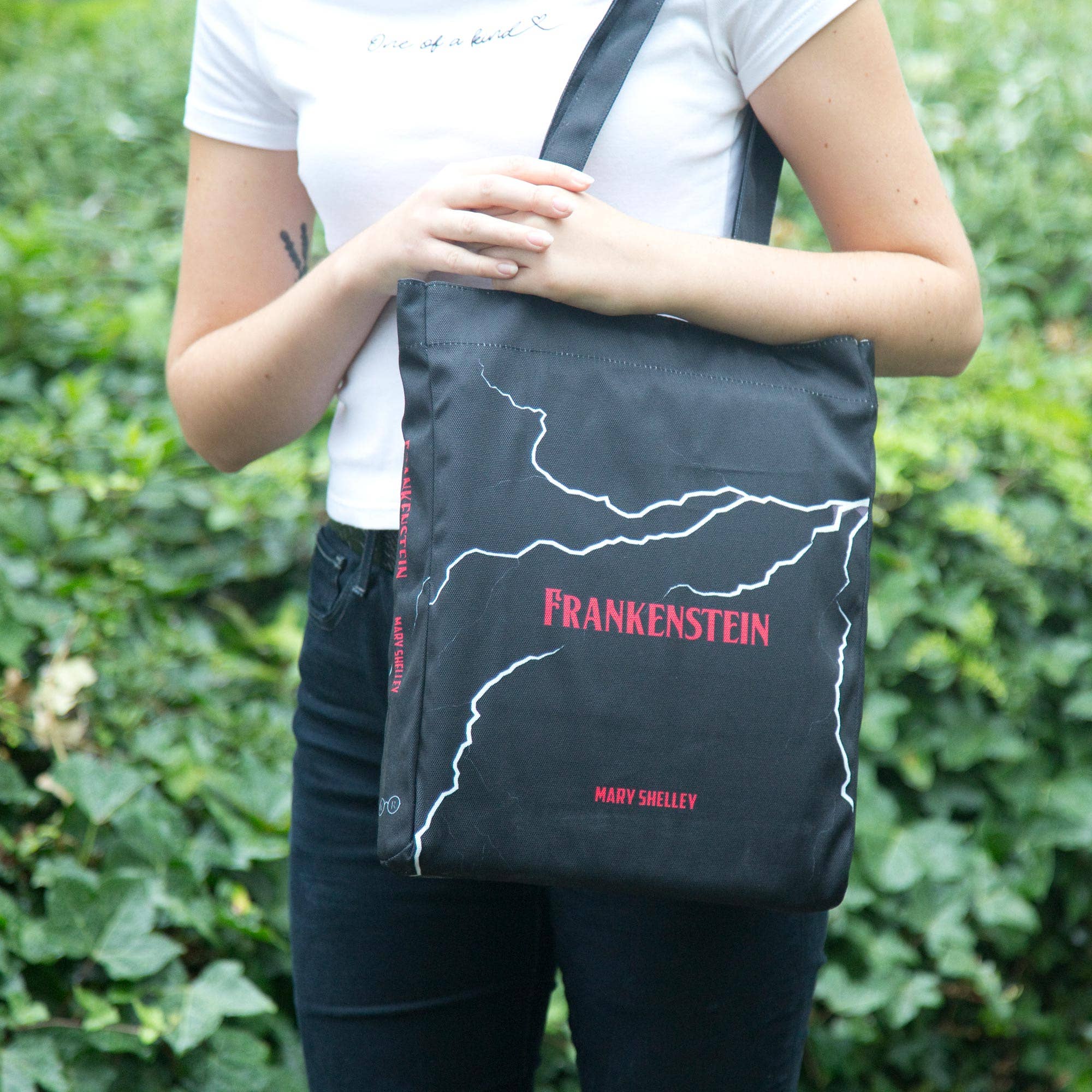 Frankenstein Book Tote School Bag