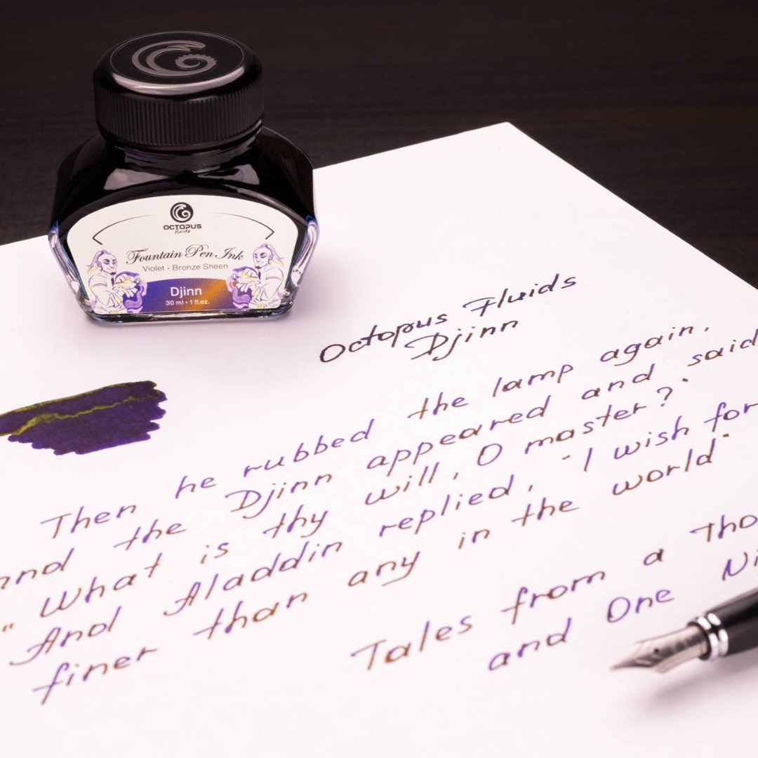 Djinn Blue Sheening Fountain Pen Ink