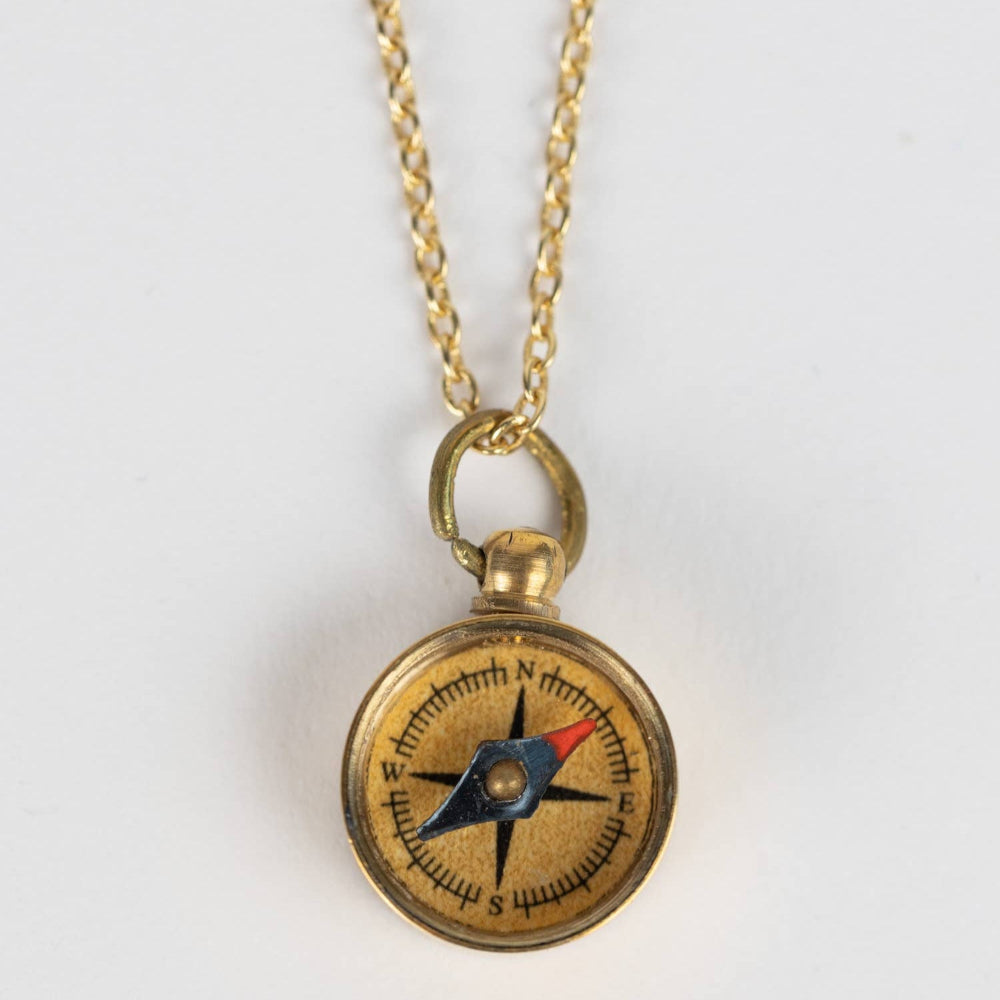 Find Your Way Compass Necklace