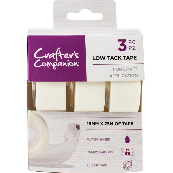 Clear Low-Tack Tape {3pk}