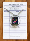 Peter Pan Book Locket Necklace