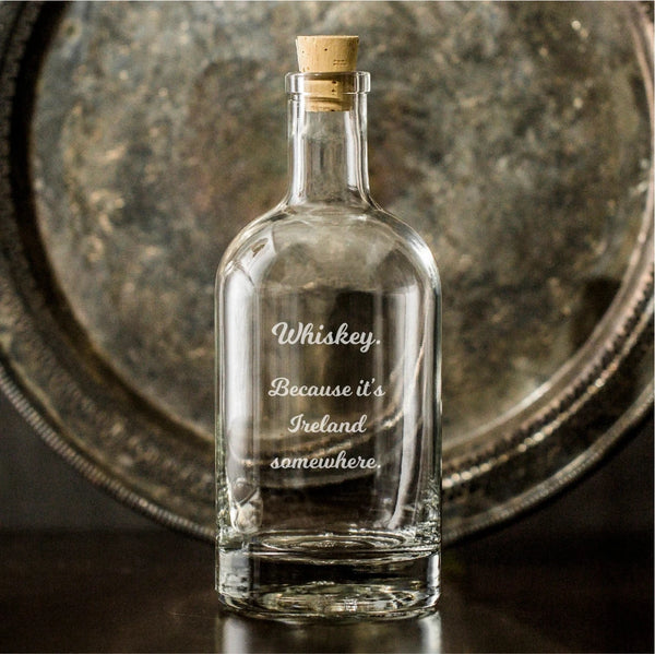 Ireland Somewhere Etched Decanter | Inebriated Intentions