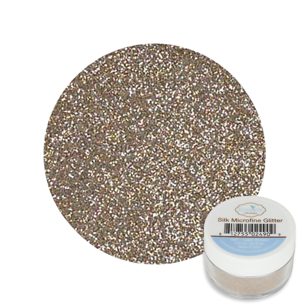 Light Brown (no. 647) Silk Microfine Glitter