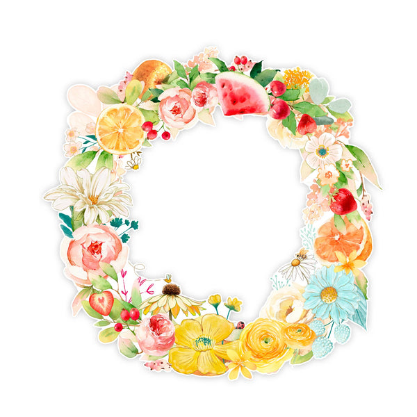 Summer Blooms 11" Wreath Die-Cut {coming soon!}