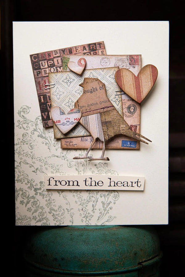 Lovebirds Die Set | Tim Holtz Vault Release No. 1