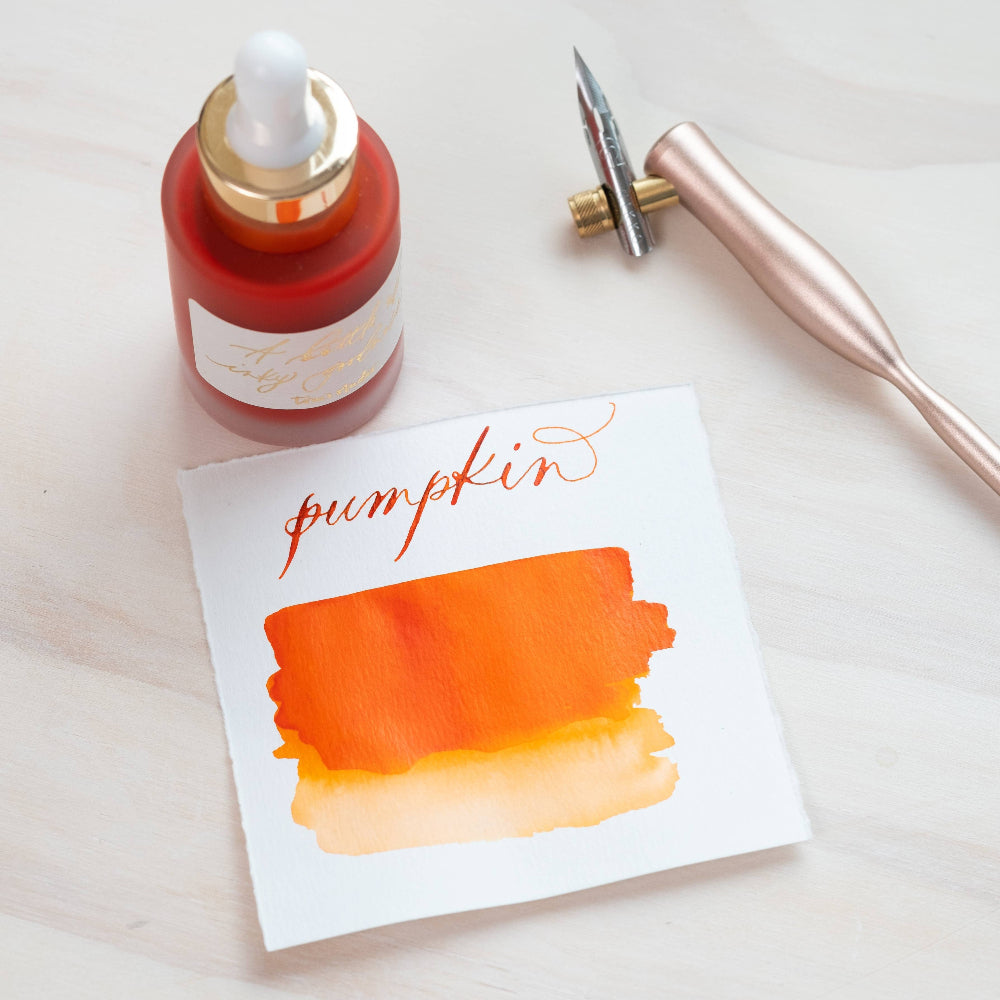 Pumpkin Calligraphy Ink {coming soon!}