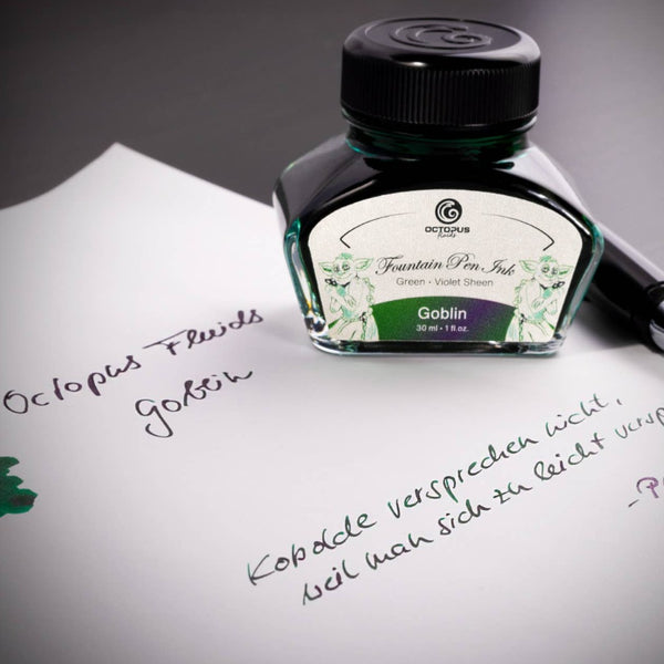 Goblin Green Sheening Fountain Pen Ink