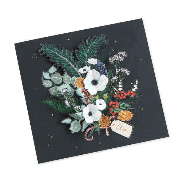 Winter Foliage Pop-Up Greeting Card