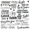 Jingle Christmas Word Title Ephemera | Comfort & Joy