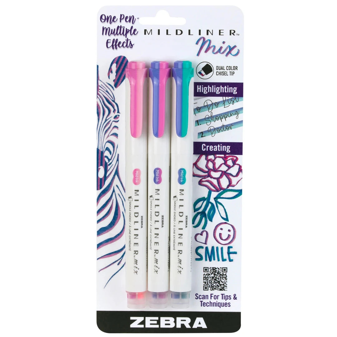 Mildliner Mix Highlighters | 3pk