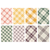 Ginger Snap Plaid 6x9 Single Sided Paper Pack