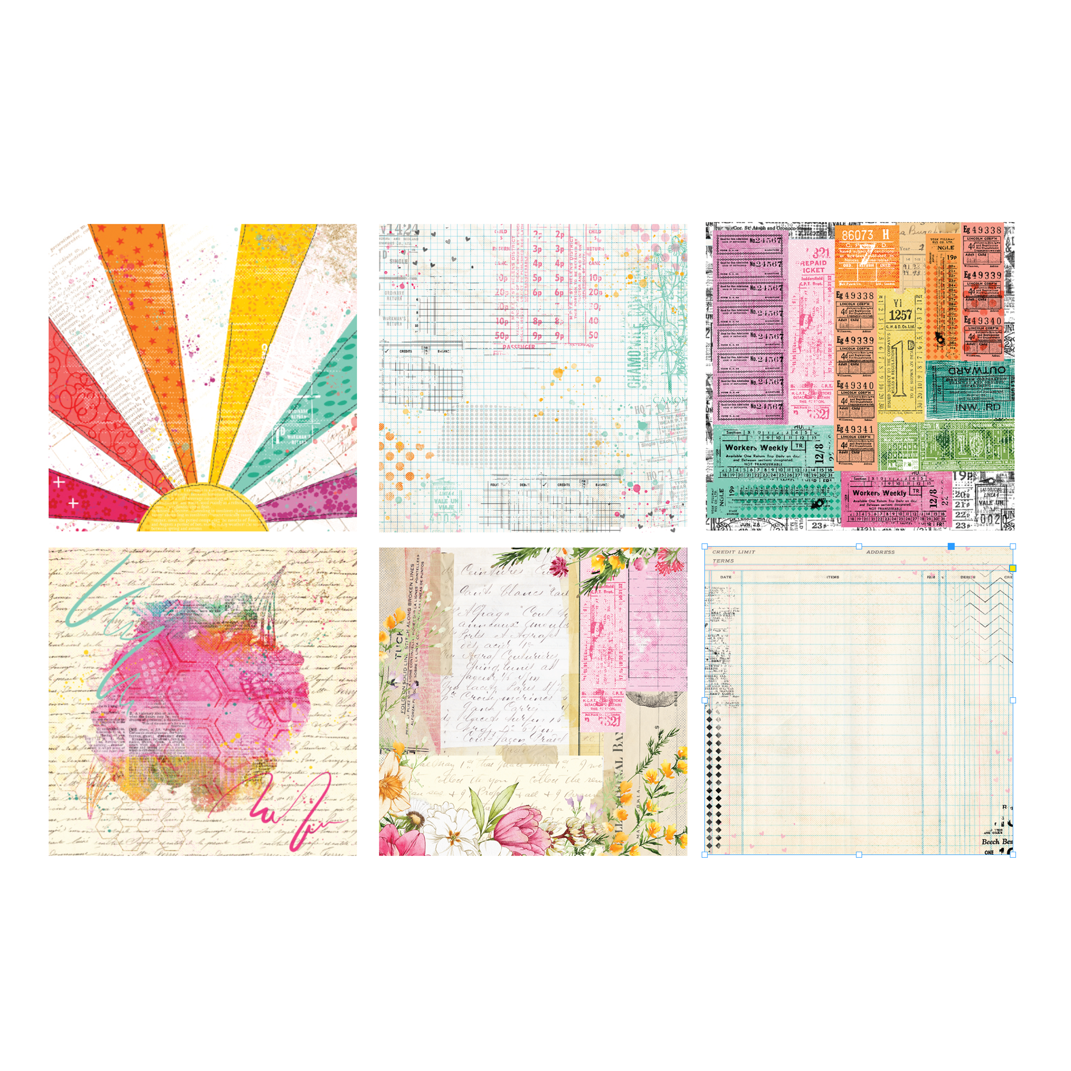 Sun Kissed Ledger 12x12 Paper Pack {coming soon!}