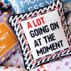 A Lot Going On Needlepoint Pillow