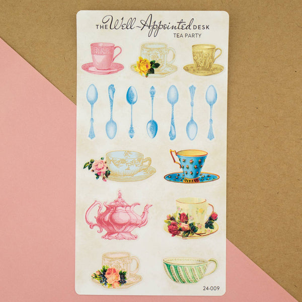 Tea Party Sticker Sheet