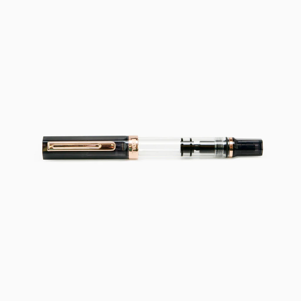 Eco Smoke + Rose Gold Fountain Pen