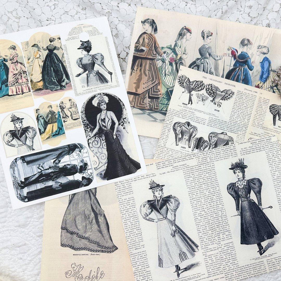 Vintage Fashion Ephemera Kit