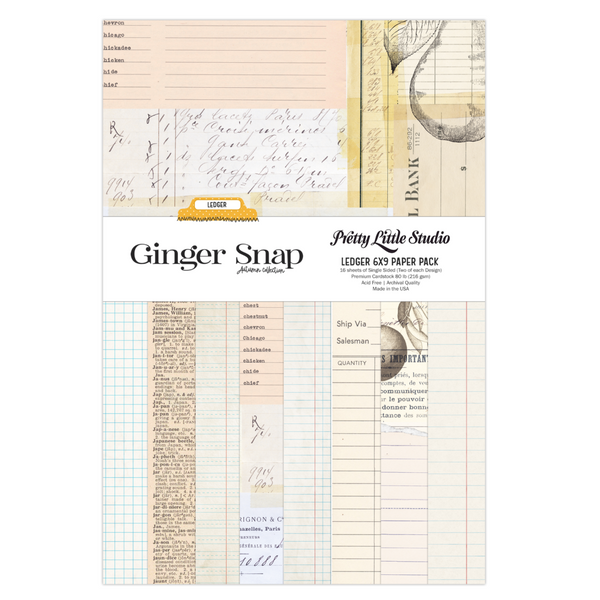 Ginger Snap Ledger 6x9 Single-Sided Paper Pack