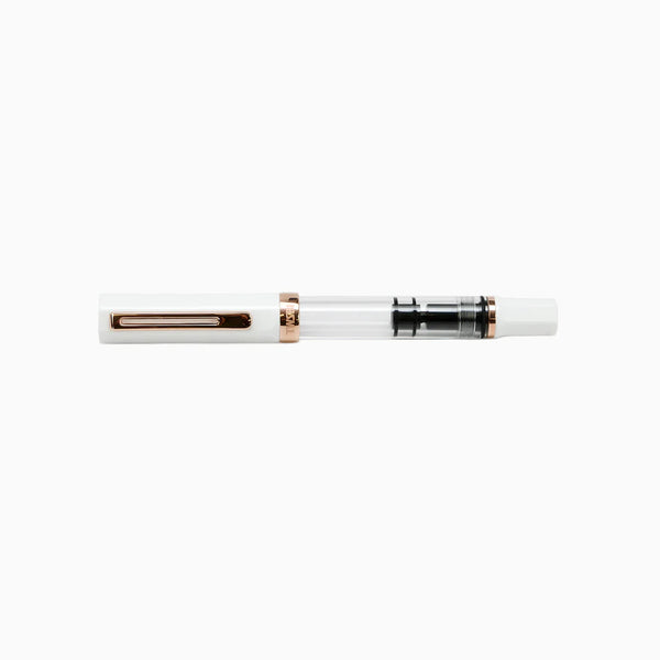 Eco White + Rose Gold Fountain Pen