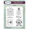 Ads 2 | 6x8 Clear Stamp Set | Taylor Made Journals