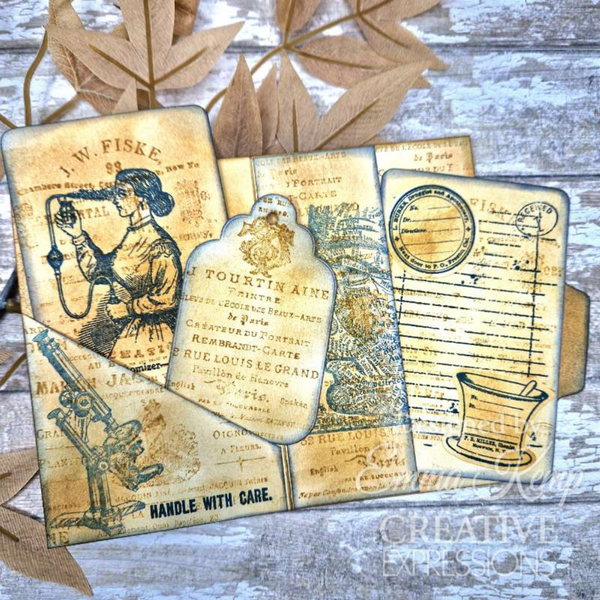 Ads 2 | 6x8 Clear Stamp Set | Taylor Made Journals