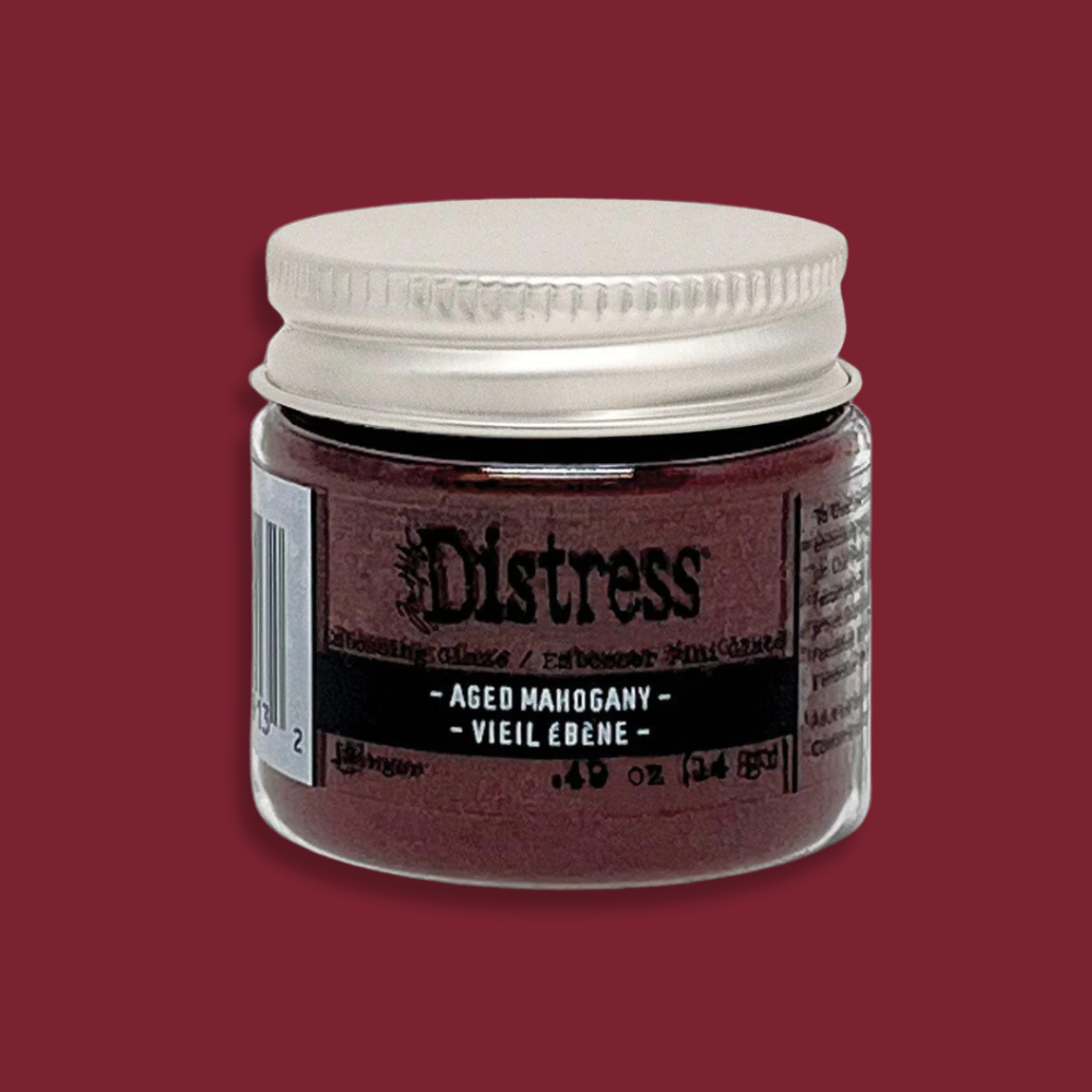 Aged Mahogany Distress Embossing Glaze | Tim Holtz