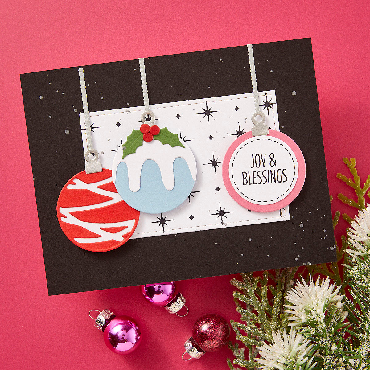 Holiday Background Panels Press Plates {BetterPress} | Lisa Horton