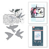 Collaged Birds Betterpress Plates + Die Set | Dina Wakley