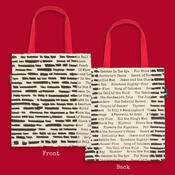 Banned Books Canvas Tote Bag