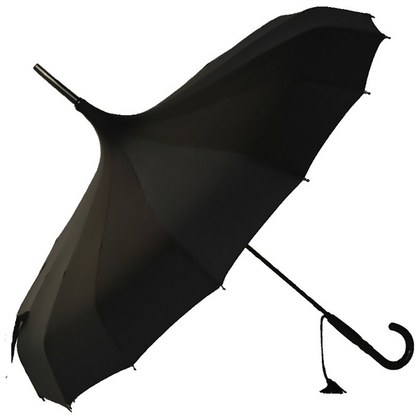 Boutique Parapluie Pagode Classique en Noir - BCSPPABL