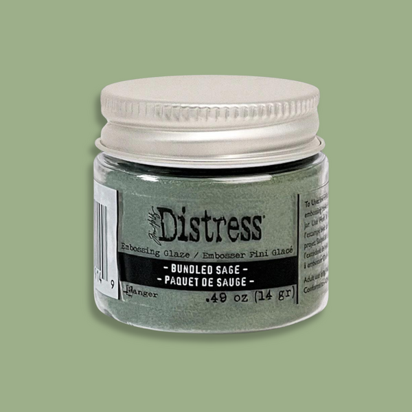 Bundled Sage Distress Embossing Glaze | Tim Holtz