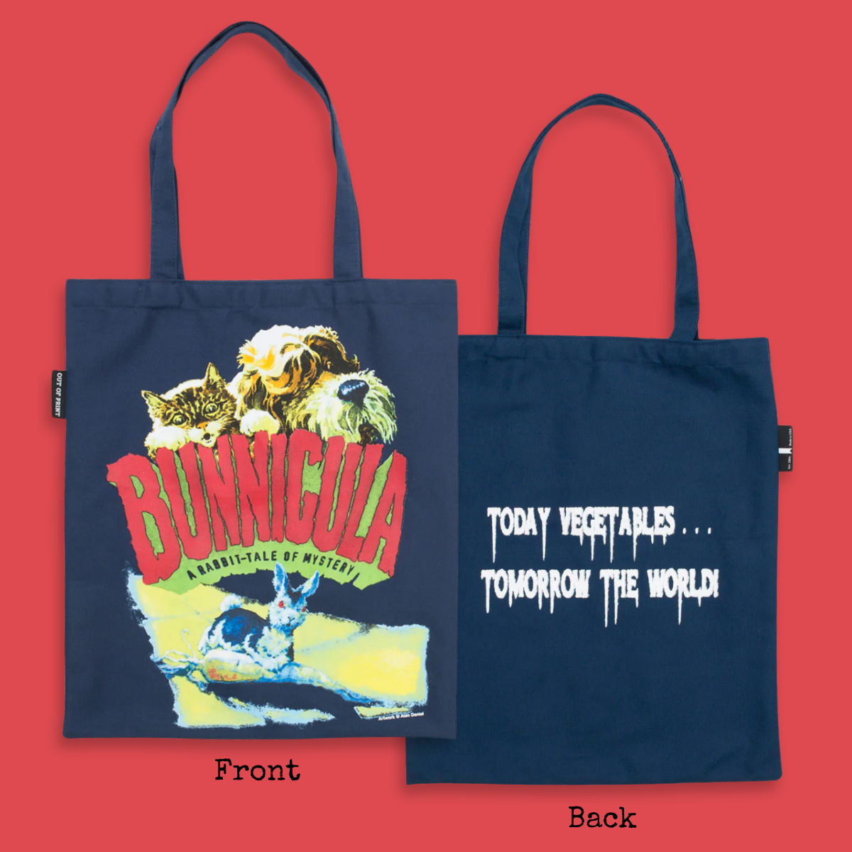 Bunnicula Canvas Tote Bag