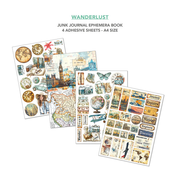 Wanderlust Junk Journal + Ephemera Book {coming soon!}