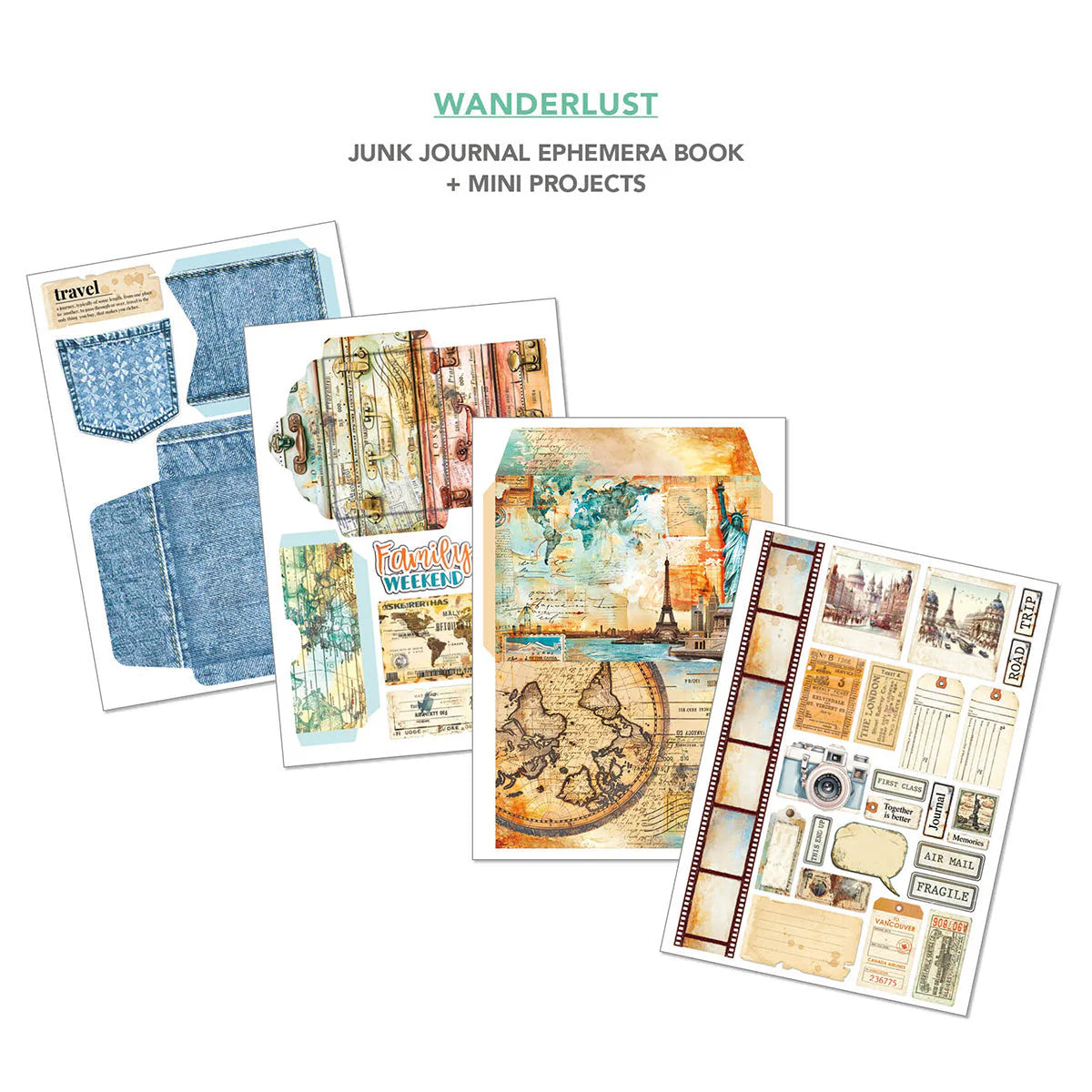 Wanderlust Junk Journal + Ephemera Book {coming soon!}