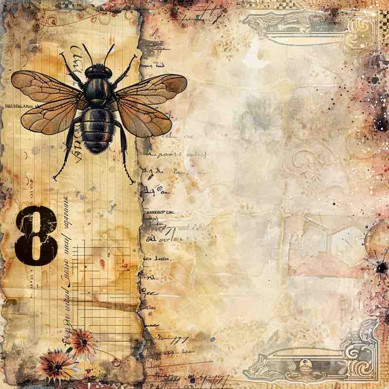 Entomology 8x8 Paper Pad | Tracie Fox