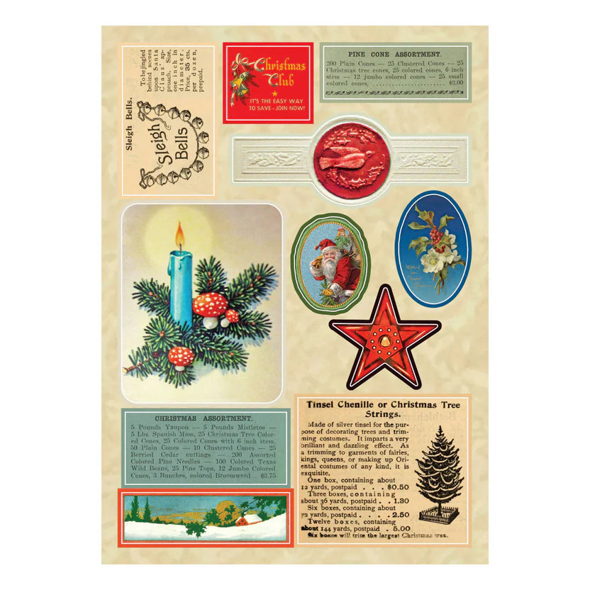 Loving Christmas Wishes Sticker Pad | Christmas Flea Market Finds by Cathe Holden