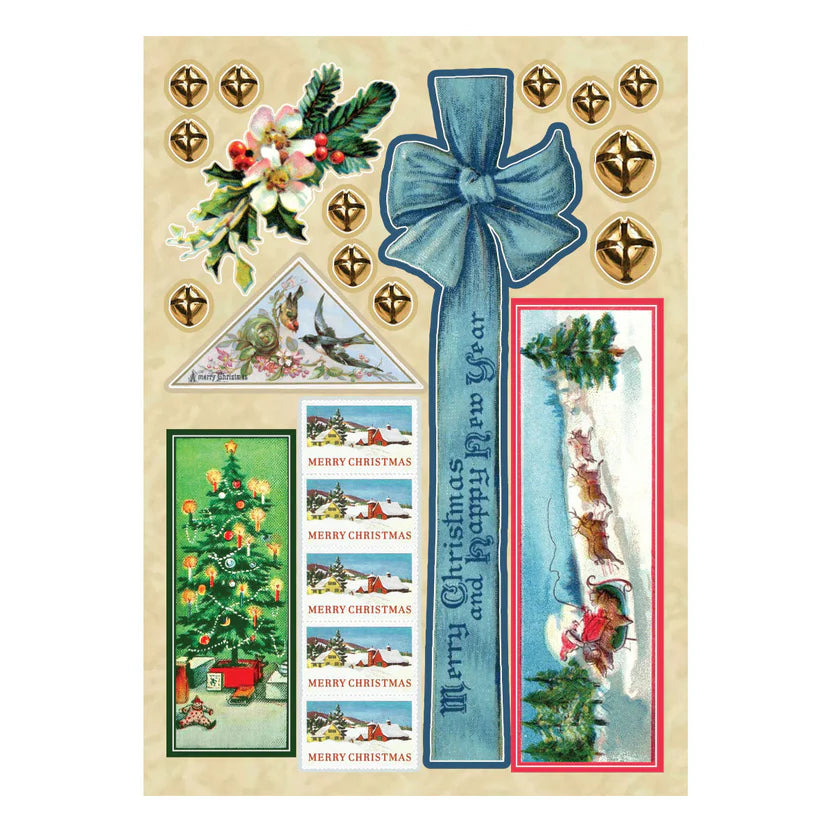 Loving Christmas Wishes Sticker Pad | Christmas Flea Market Finds by Cathe Holden