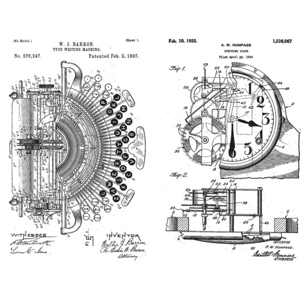 Inventor 1 Cling Stamp Set | Tim Holtz