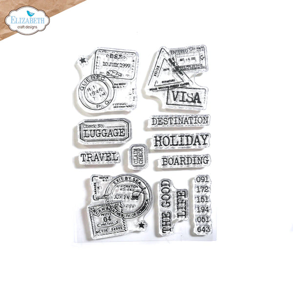 Passport Stamps Clear Stamp Set