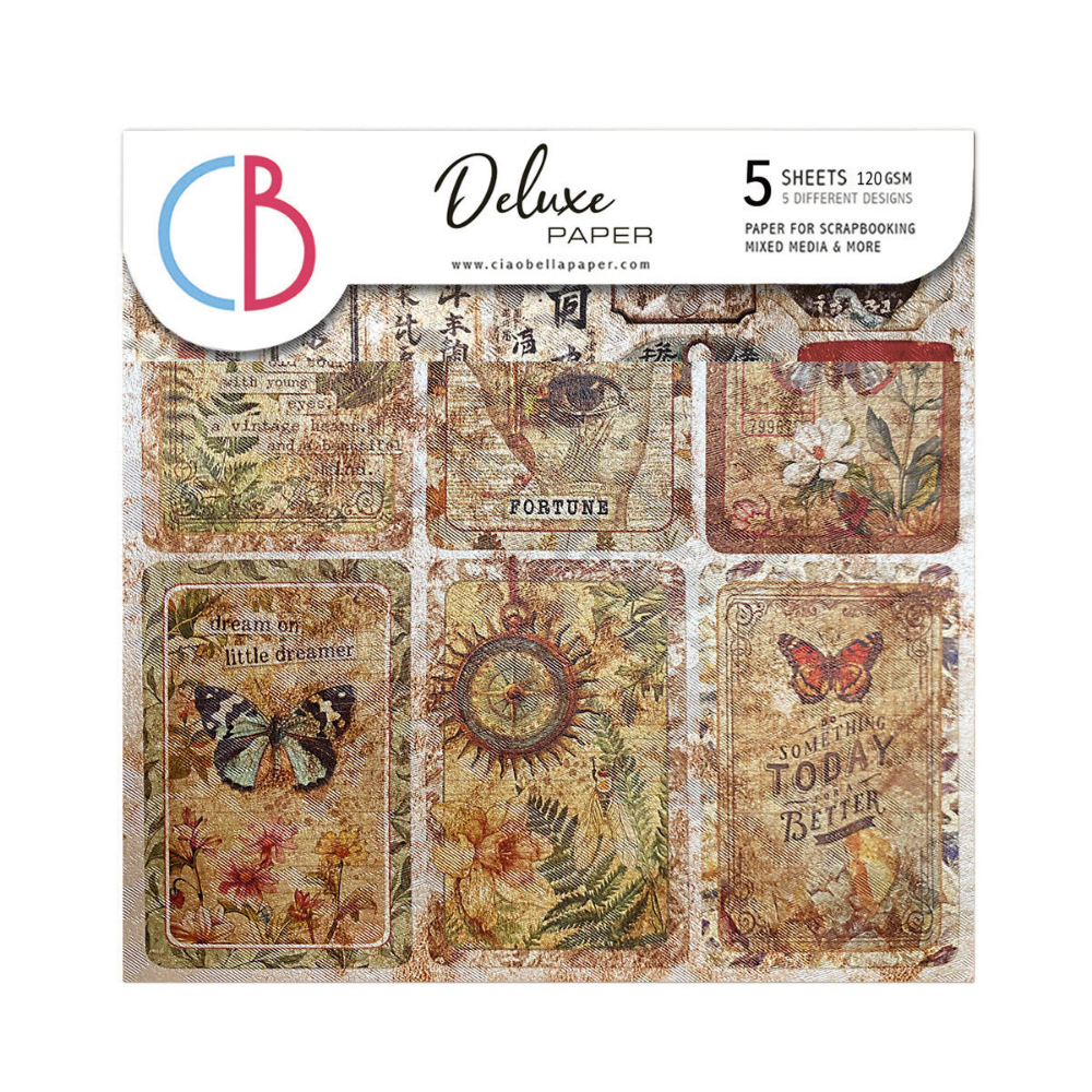 Cabinet Of Curiosities 6x6 Pearl-Copper Deluxe Paper Pack