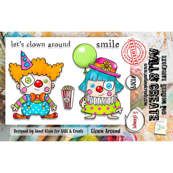 Clown Around A7 Stamp Set No. 1209