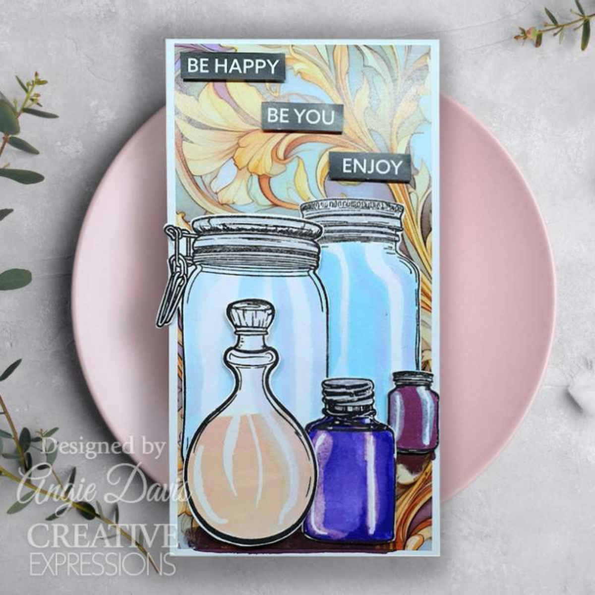 Containers 6x8 Clear Stamp Set | Taylor Made Journals